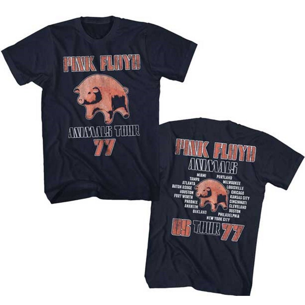 PINK FLOYD ピンクフロイド (結成 60周年 ) - ANIMALS 77 / バックプリントあり / Tシャツ / メンズ - PGS